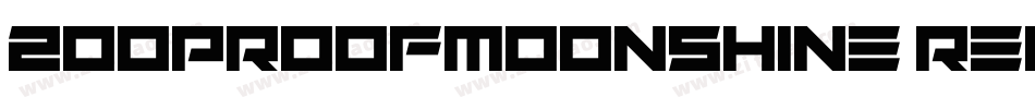 200proofmoonshine remix字体转换